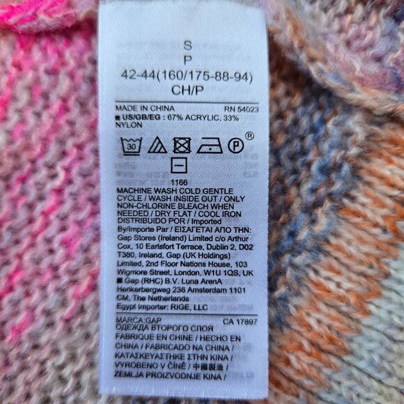NWT Gap Forever Cozy Pink Spacedye Tunic Sweater - Picture 9 of 9